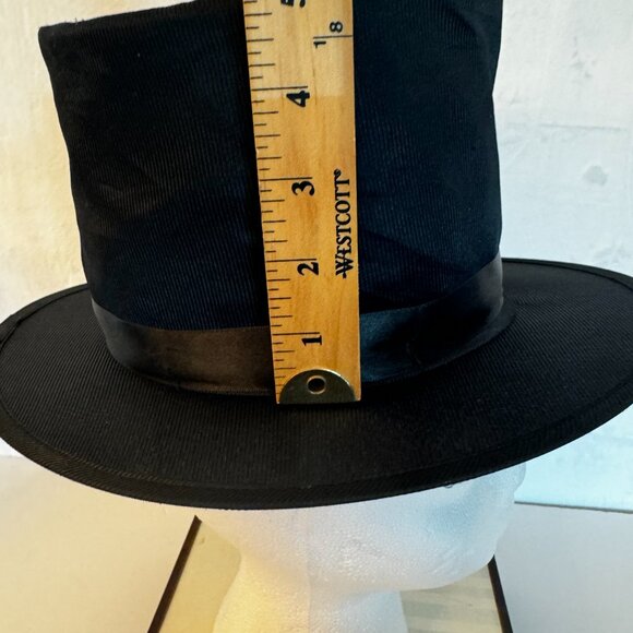 Fantasma Toys Top Hat Black Collapsible Halloween Costume Ringmaster Magician - Picture 6 of 9